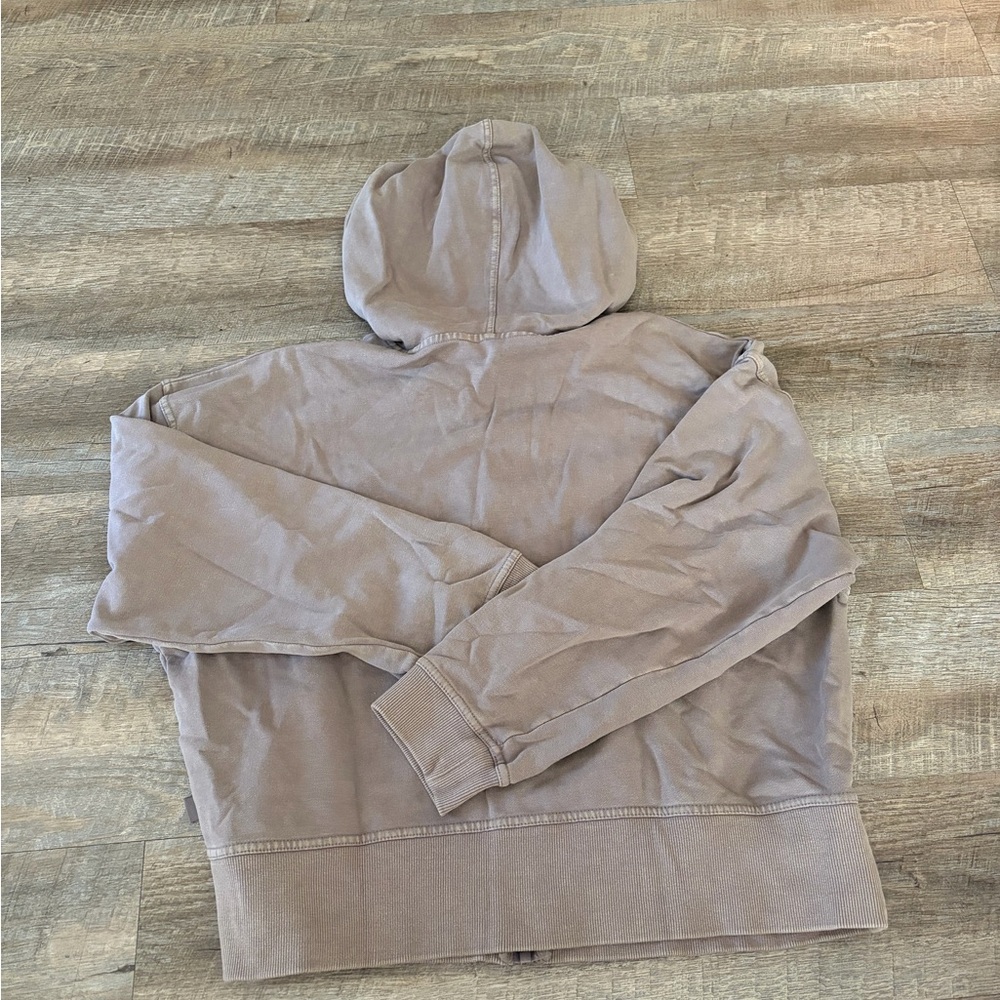 Joy Lab Women’s Light Brown Full‑Zip Hoodie - Picture 2 of 2